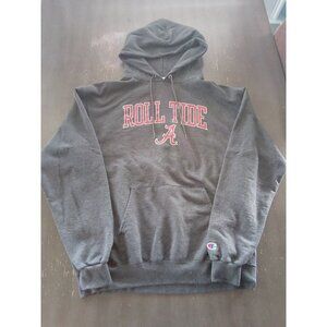 Champion University Of Alabama Hoodie Sweatshirt Adult Sz Large Roll Tide Logo